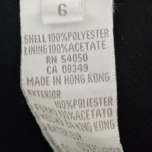 JONES NEW YORK WOMENS SHEATH LINED SHOULDER PADS BEADED V NECK DRESS SIZE 6 - Picture 6 of 6